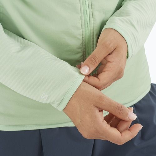 Women's trekking sweatshirt Salomon Sntial Lightwarm Hybrid sea foam