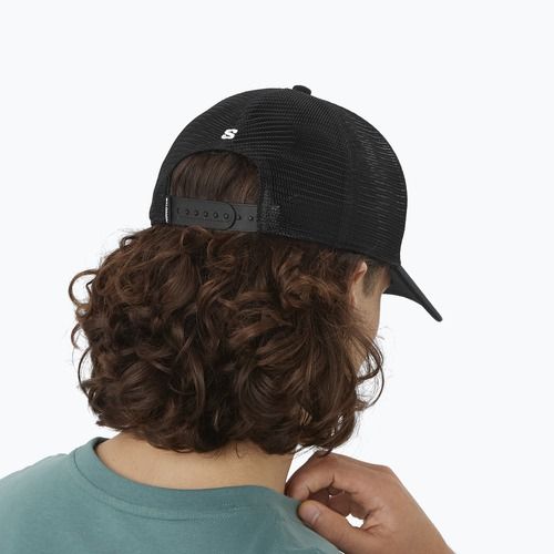Salomon Trucker baseball cap deep black