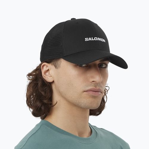 Salomon Trucker baseball cap deep black