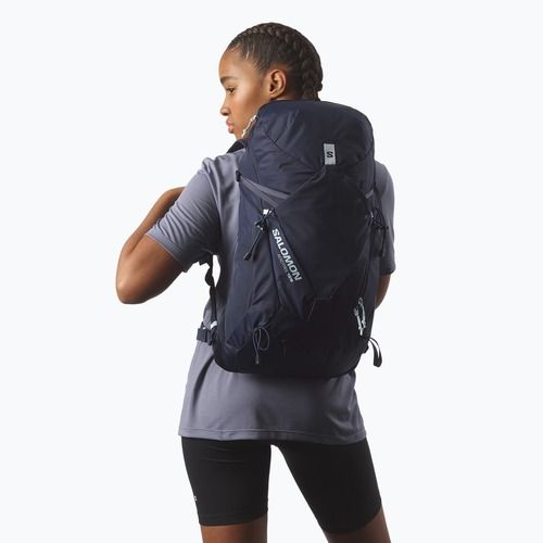 Women's hiking backpack Salomon Aerotrek 18 l M-L maritime blue/mood indigo/ballad blue