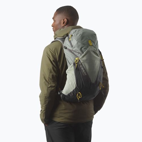 Men's hiking backpack Salomon Aerotrek 20 l M-L sedona sage/seagrass/nine iron