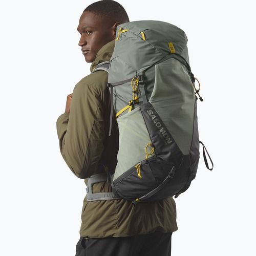 Men's hiking backpack Salomon Aerotrek 40 l M-L sedona sage/seagrass/nine iron