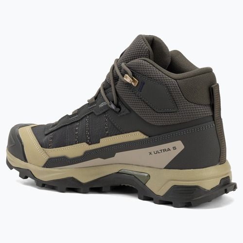 Men's trekking boots Salomon X Ultra 5 MID GTX peat / gray green / blue nights