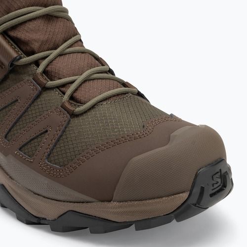 Men's trekking boots Salomon X Ultra Tracker GTX green/earth brown/sharkskin