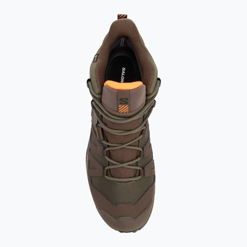 Men's trekking boots Salomon X Ultra Tracker GTX green/earth brown/sharkskin