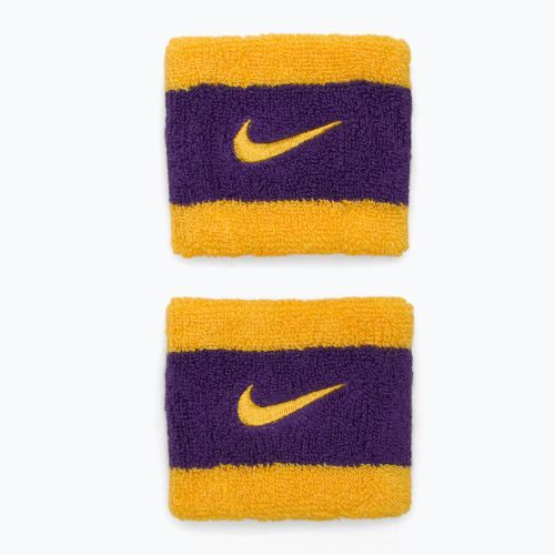 Nike Swoosh Wristbands university gold/court purple/university gold