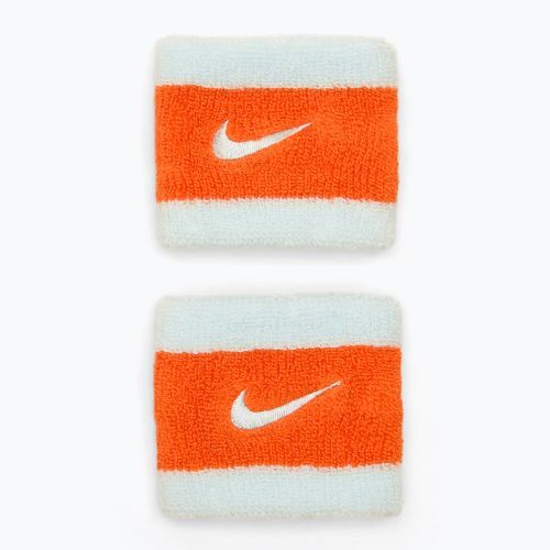 Nike Swoosh Wristbands glacier blue/safety orange/glacier blue