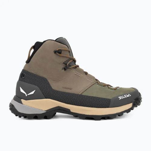 Salewa men's trekking boots Puez Leather Mid Ptx bungee cord / onyx