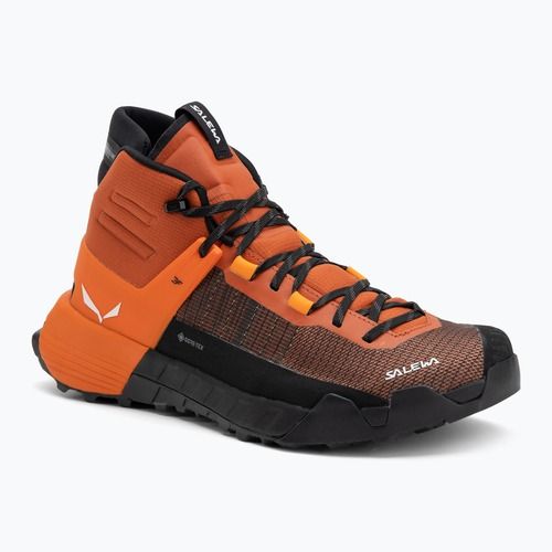Men's Salewa Wildfire Nxt Mid GTX approach shoe bombay brown / tumeric