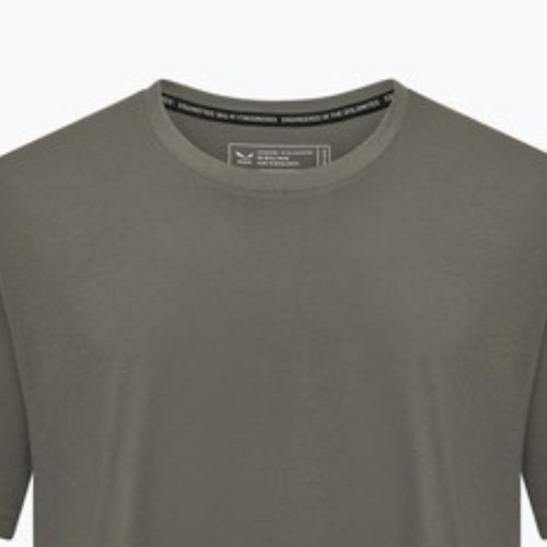 Men's Salewa Eagle Logo Patch T-shirt 5A50 faded green