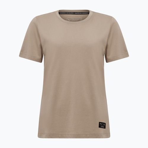 Women's Salewa Eagle Logo Patch 7180 quicksand T-shirt