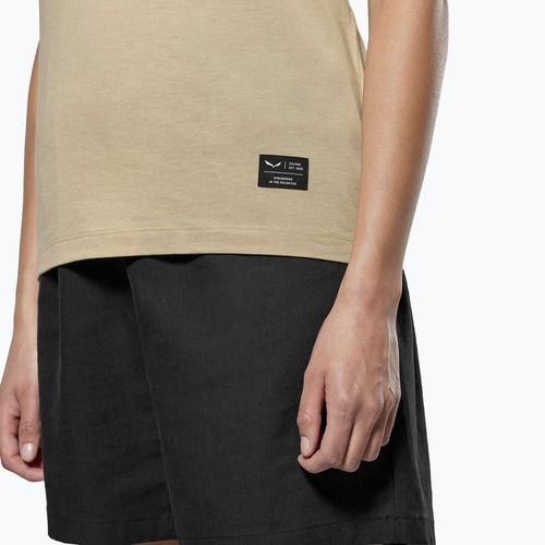 Women's Salewa Eagle Sunset Loose quicksand T-shirt