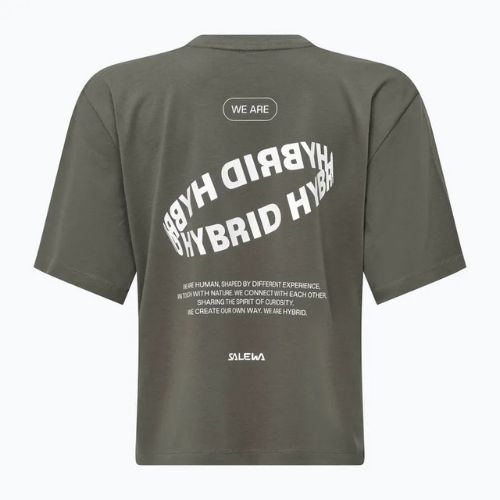 Women's Salewa Eagle Hybrid Loose faded green T-shirt