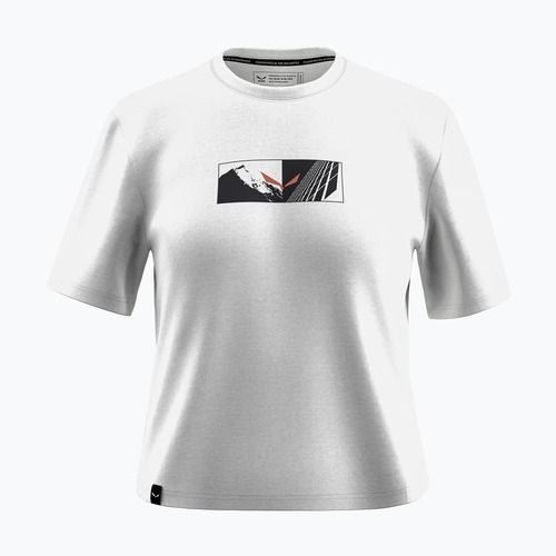 Salewa women's t-shirt Eagle Hybrid Loose optical white