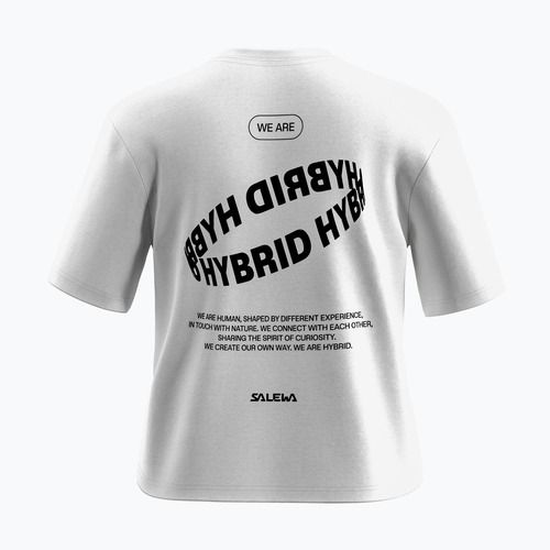 Salewa women's t-shirt Eagle Hybrid Loose optical white