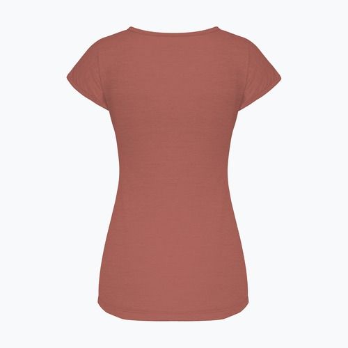 Women's trekking shirt Salewa Puez Melange Dry etruscan red melange