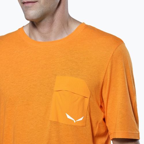 Salewa men's Agner Hemp/Dst turmeric trekking shirt