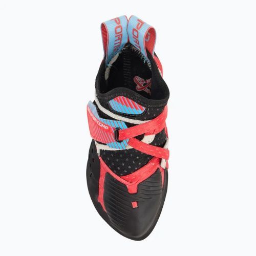 La Sportiva Solution Comp hibiscus/ malibu blue women's climbing shoe