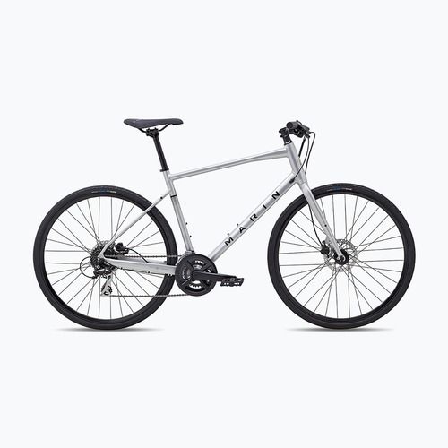 Men's cross bicycle Marin Fairfax 2 700C gloss silver/black