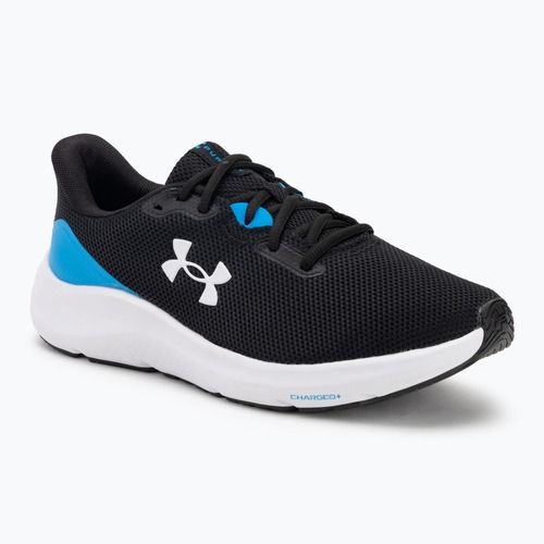 Under Armour Charged Pursuit 4 black/electric blue/white men's running shoes