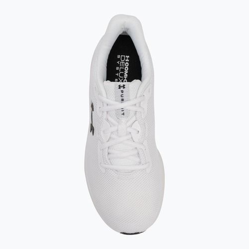 Men's running shoes Under Armour Charged Pursuit 4 white/white/black