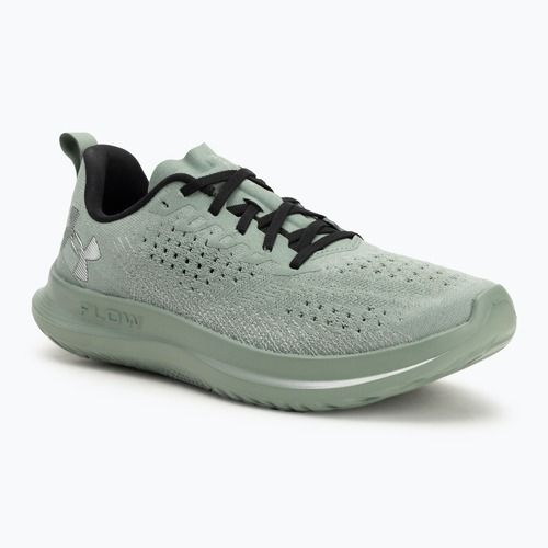 Men's running shoes Under Armour Velociti 4 silica green/silica green/metallic silver