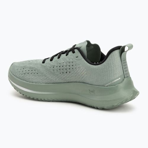 Men's running shoes Under Armour Velociti 4 silica green/silica green/metallic silver