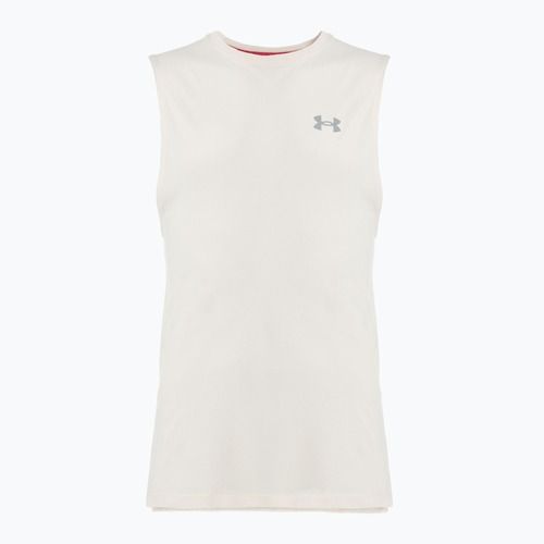 Men's running tank top Under Armour Trail Run Launch Tank stone/reflective