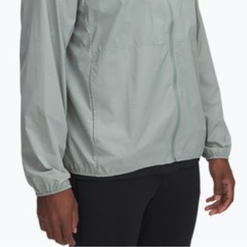 Men's running jacket Under Armour Launch Lightweight silica green/hydro green