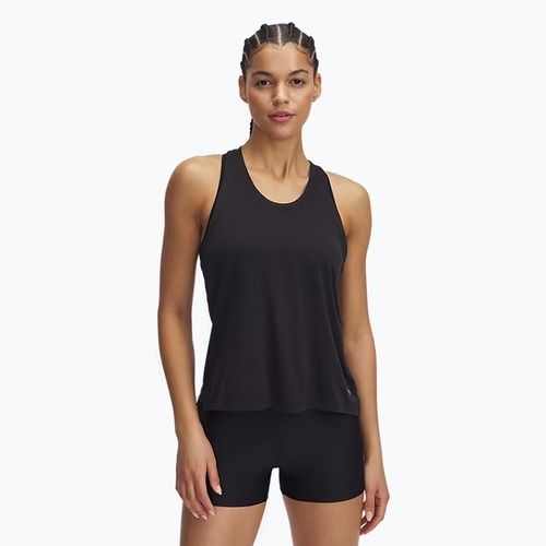 Women's running tank top Under Armour Launch Camo Singlet black/reflective