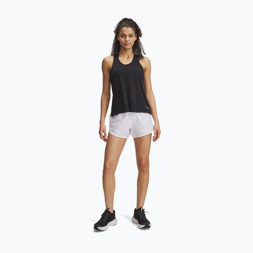 Women's running shorts Under Armour Fly By 3" Novelty white / reflective
