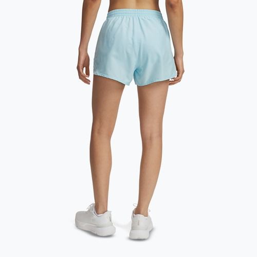 Women's running shorts Under Armour Fly By 3" stream /stream / reflective