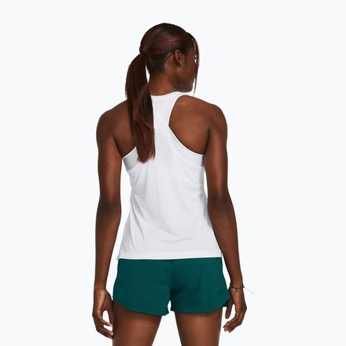 Women's running tank top Under Armour Launch Singlet white/reflective