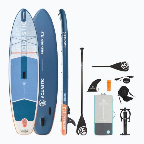 Board SUP AQUASTIC Perth Pro 11'2" all-round white
