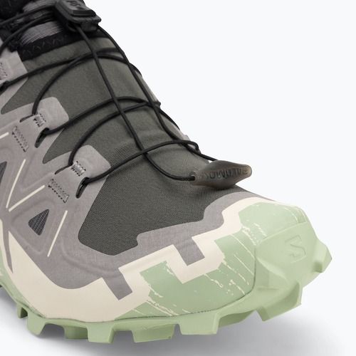 Women's running shoes Salomon Speedcross 6 castlerock/vanilla ice/smoke green