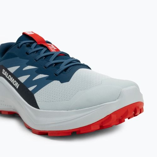 Men's running shoes Salomon Alphaglide ballad blue/dark blue/fiery red
