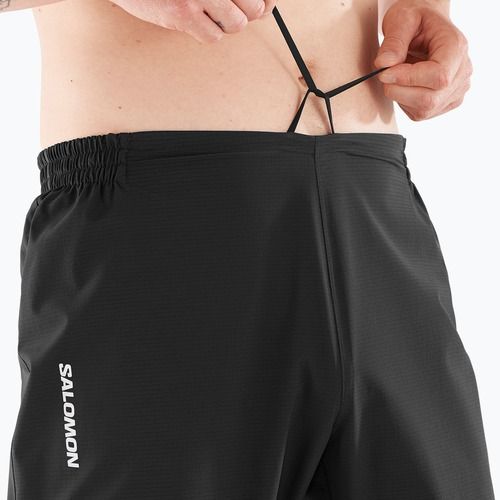 Men's running trousers Salomon Bonatti Trail deep black