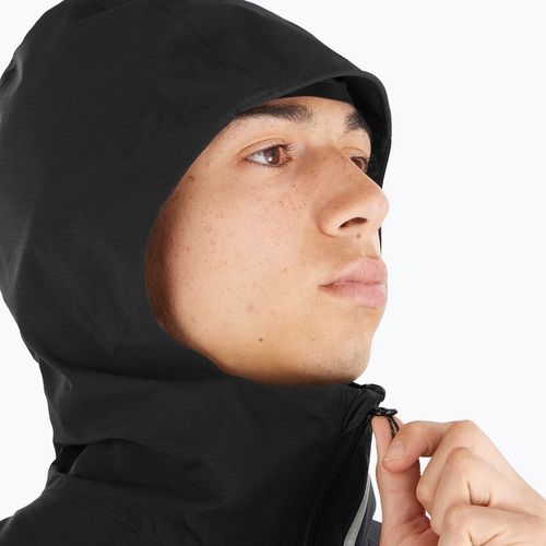 Men's running jacket Salomon Bonatti Trail deep black