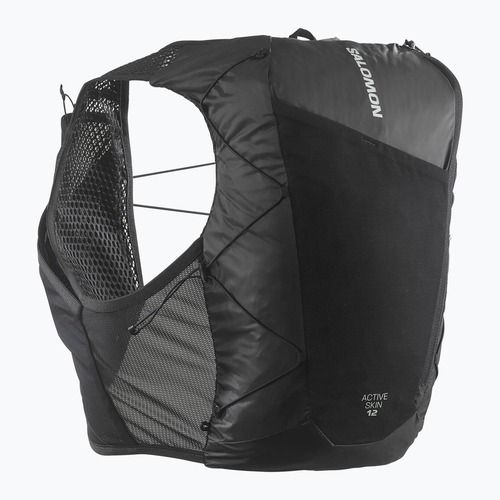 Running vest Salomon Active Skin 12 No Flasks black/metal