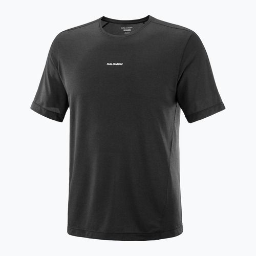 Men's running T-shirt Salomon SHAKEout Core deep black
