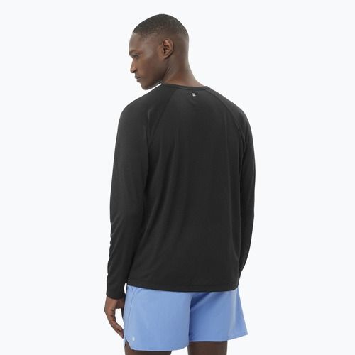Men's running longsleeve Salomon SHAKEout Core deep black