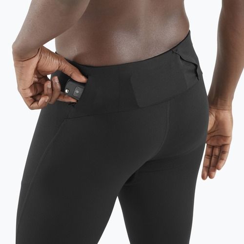 Men's running leggings Salomon SHAKEout Core deep black