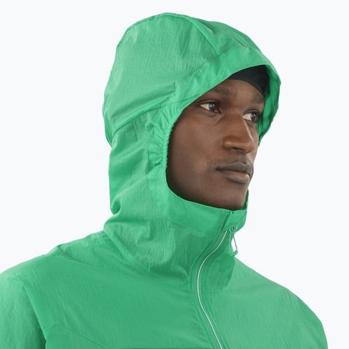 Men's running jacket Salomon Sense Aero Wind parakeet