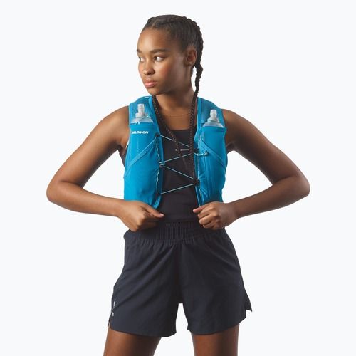 Running vest Salomon Active Skin 8 Set blue danube/blue curacao