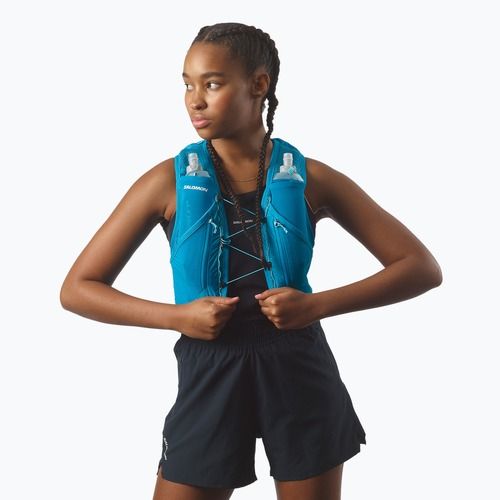Running vest Salomon Active Skin 12 Set blue danube/blue curacao
