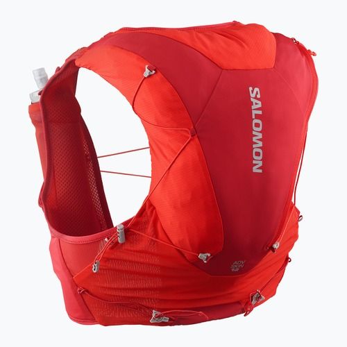 Running vest Salomon Advance Skin 12 Set flame scarlet/haude red