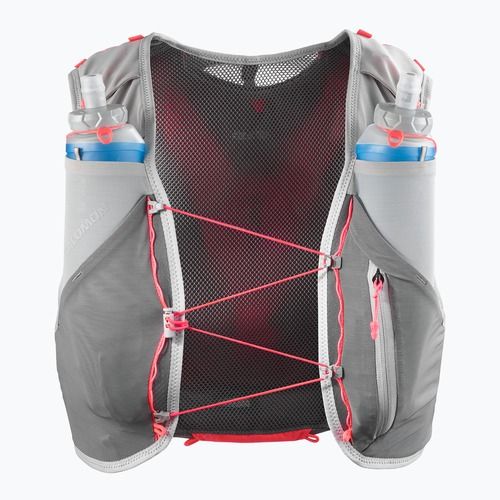 Running vest Salomon ADV SKIN 5 Set castelrock/alloy/neon flame