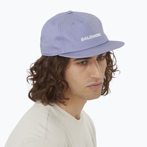 Baseball cap Salomon Flat blue granite