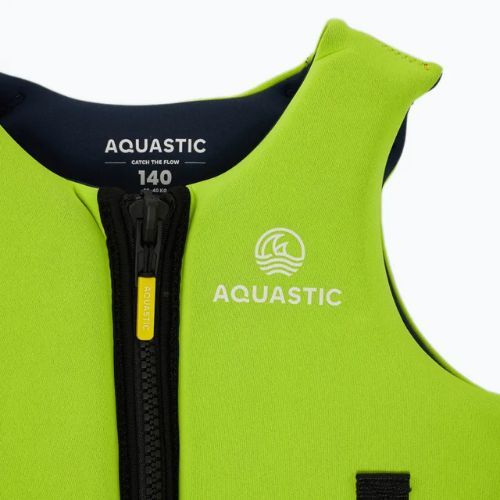 AQUASTIC Youth 50N green child safety waistcoat