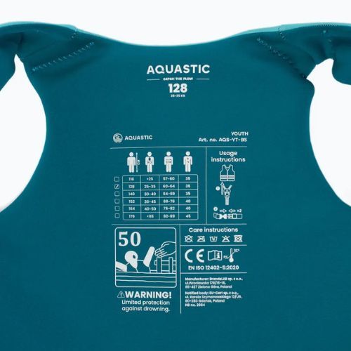 AQUASTIC Youth 50N child safety waistcoat blue